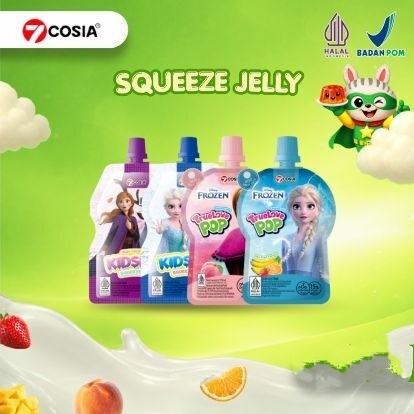 7COSIA Disney Frozen Squeeze Jelly Yogurt 1 Pack (10pcs)