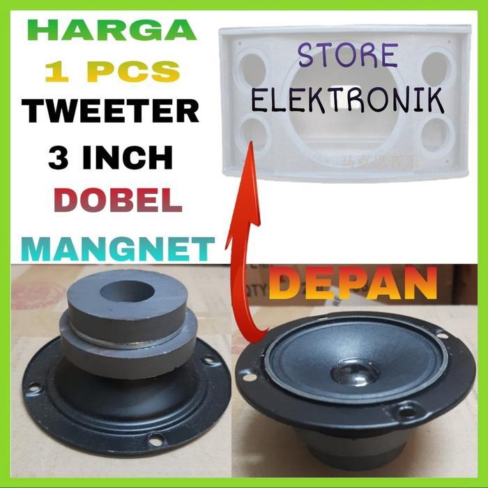 Promo Tweeter Speaker 3 Inch Untuk Speaker BMB Model Atau Sejenisnya - 3 Inch Tweeter