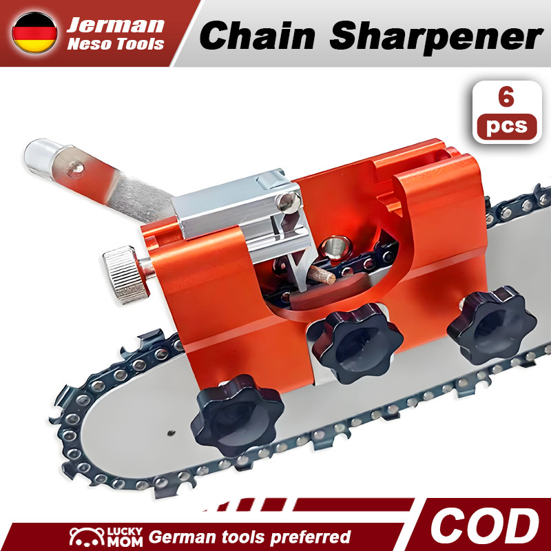 NESO ALAT JERMAN Chain Sharpener Chain Grinder Alat Pengasah Rantai Gergaji Aluminium (COD)/ Alat Pe
