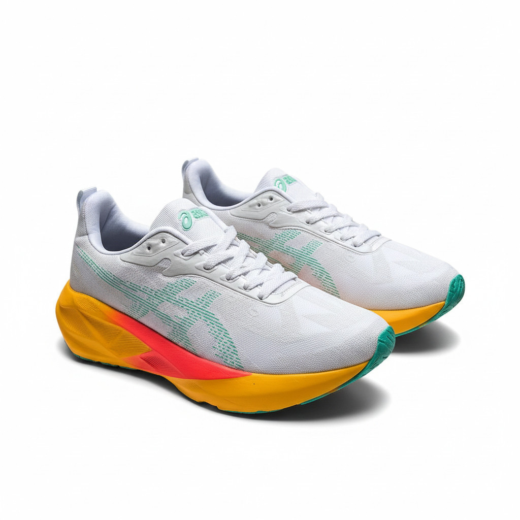 Sepatu Lari Asic NVBlast 5 Jogging Ultraboost Sneakers Pria Wanita Ringan, Empuk Cocok
