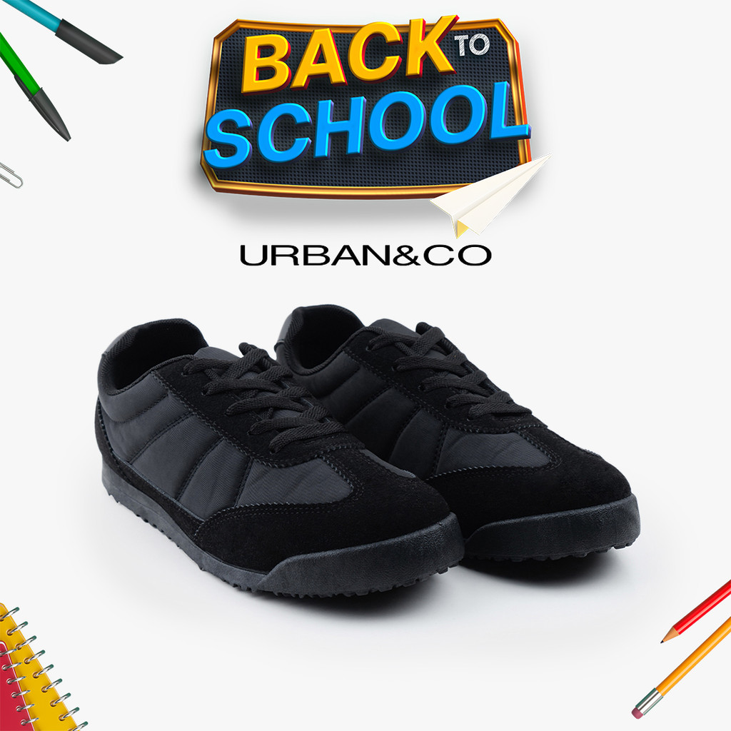URBAN&CO Lucena Essentials Sneakers Sport Sepatu Sekolah Kuliah Wanita
