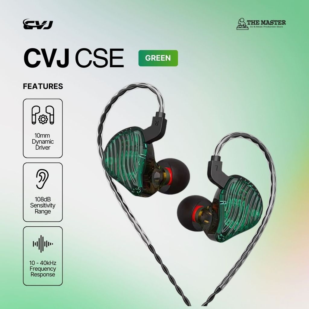 CVJ CSE In Ear Earphone Hybrid Driver Monitor HIFI Earphone