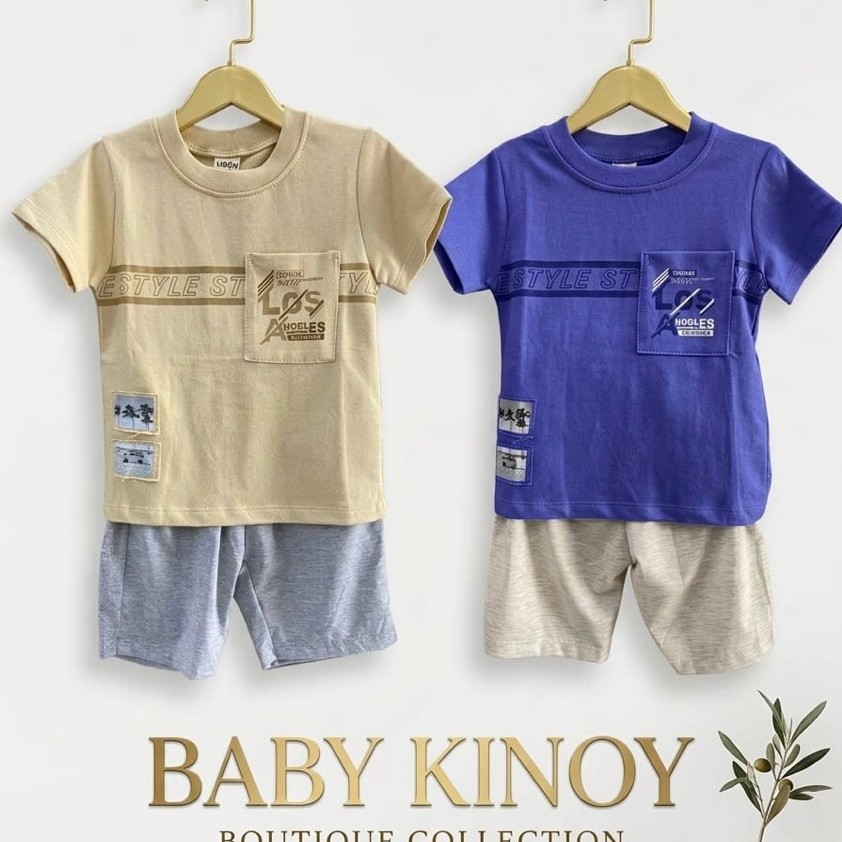 USON  8445| Stelan Anak Laki Laki / Stelan Anak Baju Kaos Celana Kaos