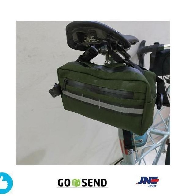 Tas Punggung Waterproof Brompton Tas Saddle Tas Depan Sepeda Lipa