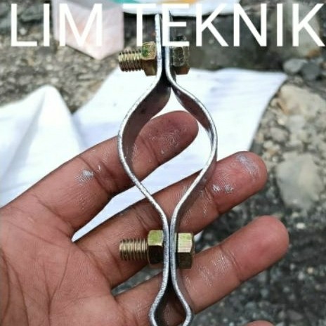 Clamp HDPE  / klem kabel tiang pln fiber optik wifi / aksesoris tiang fiber optik wifi internet telk