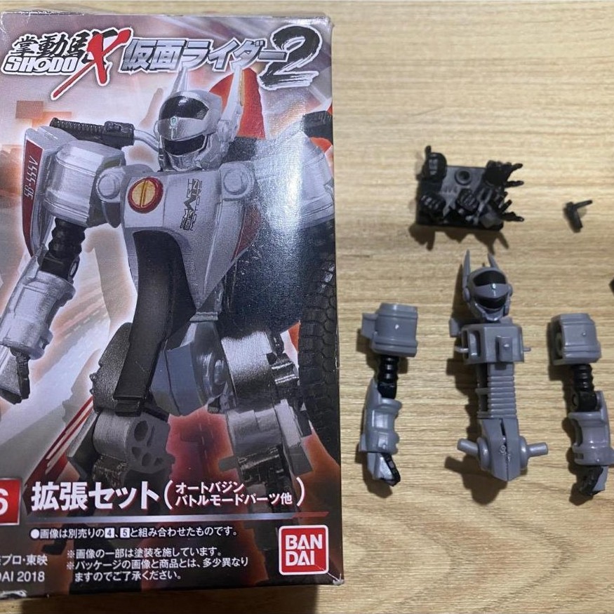 BANDAI SHODO X KAMEN RIDER 555 FAIZ & AUTOVAJIN PARTS
