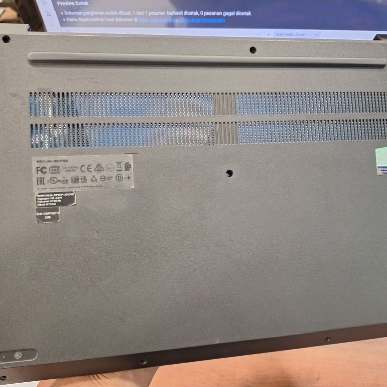 Bottom case laptop Lenovo ideapad L340-15IRH copotan repair