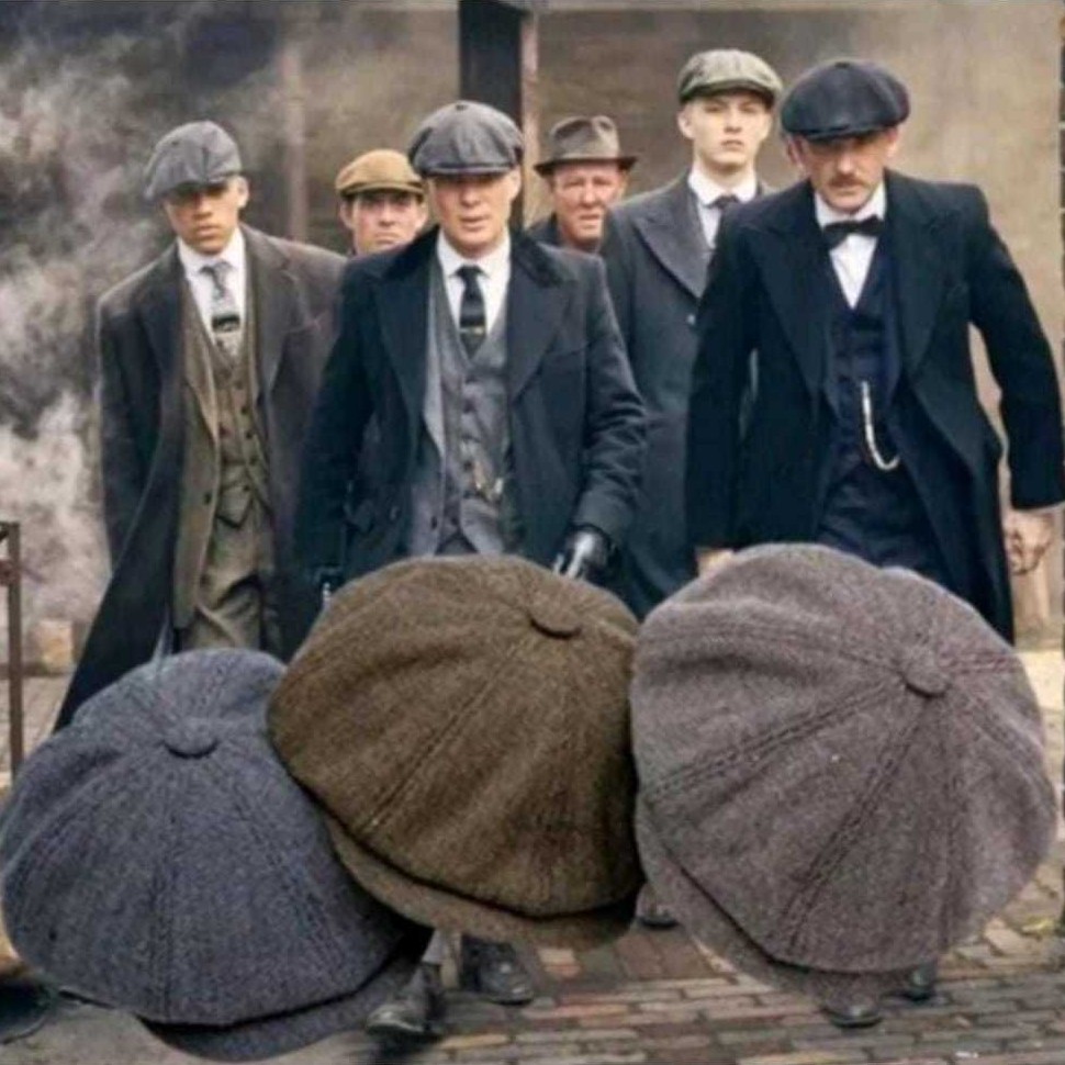 GRATIS ONGKIR Topi Vintage Baret Peaky Blinders Cap Newsboy Topi Apolo Baret Pria Wanita Topi Baret 