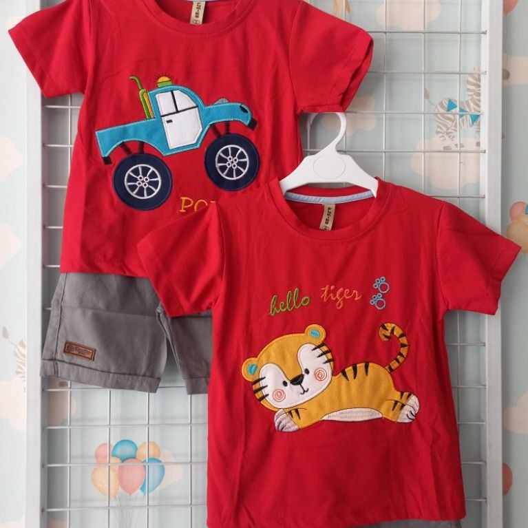 SETELAN KAOS FUMIKO MOBIL DAN TIGER