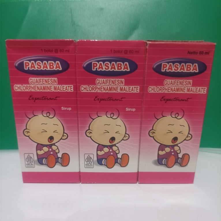 Pasaba Expectorant Sirup 60 Ml Untuk Batuk Berdahak anak