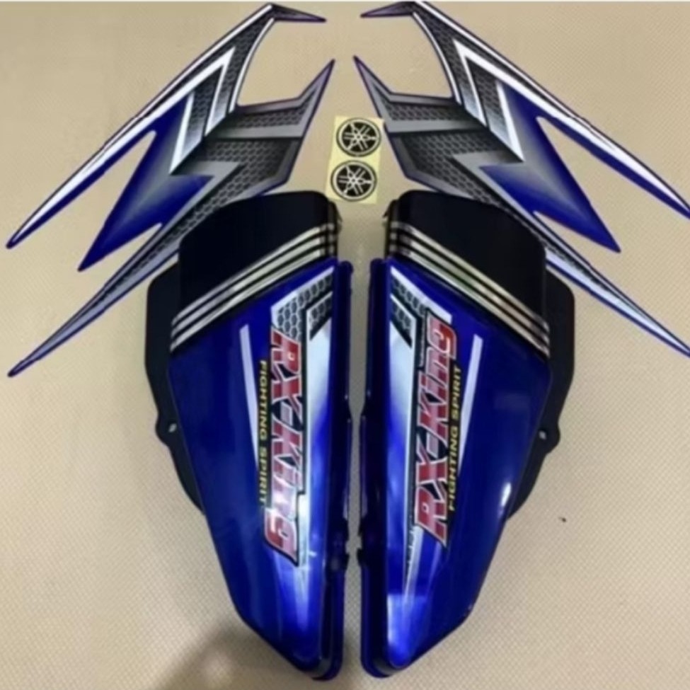 cover box rx king warna biru fullset striping tahun 2004 tepong aki rx king biru box aki rx king