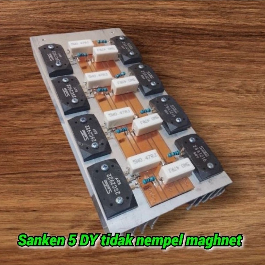 TR final Sanken+heatsink sirip siap pakai