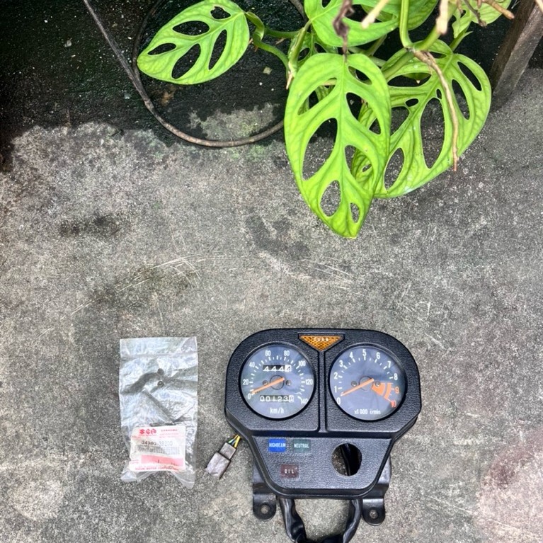 spidometer suzuki ts125 original copotan spido suzuki ts 125 ori bawaan