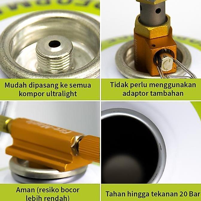 (Ready) Hnr Outdoor Gas Cartridge Canister Tabung Ultralight Terisi - 110Gr / 230Gr