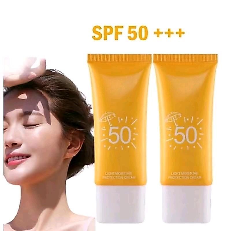TABIR SURYA SUNSCREEN Krim Tabir Surya SPF 50+ Perlindungan UV untuk Wajah dan Tubuh Krim Tabir Sury