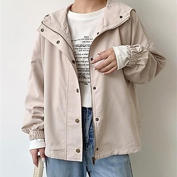 JAKET JACKET WANITA JAKET VINTAGE JAKET GIRLS JAKET ZIPPER HOODIE JAKET PEREMPUAN HOODIE Katun Musim