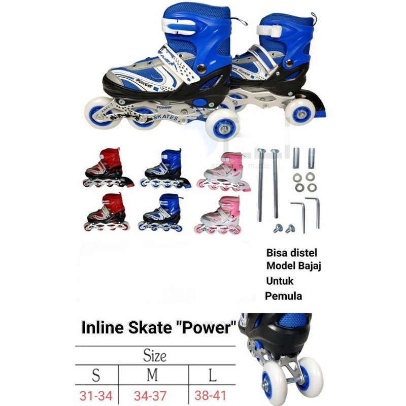 sepatu roda in line skate power