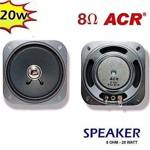 Speaker ACR 8 Ohm 20W 4 inch Full Range Audio Speaker KSV New 8R 4inch 20 Watt Speaker KSV 4inch
