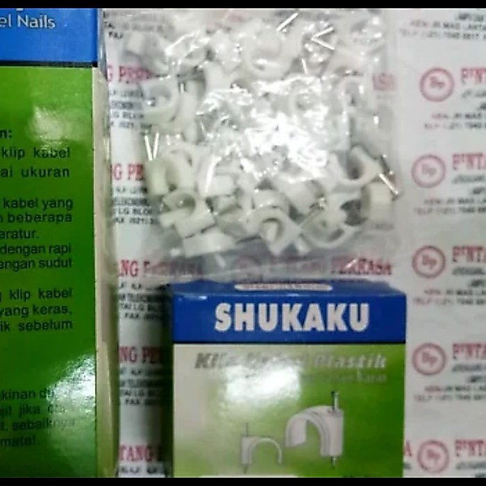 Klem Paku / Klem Kabel No. 4, 5, 6, 7 / Uk. 4, 5, 6, 7 mm Shukaku