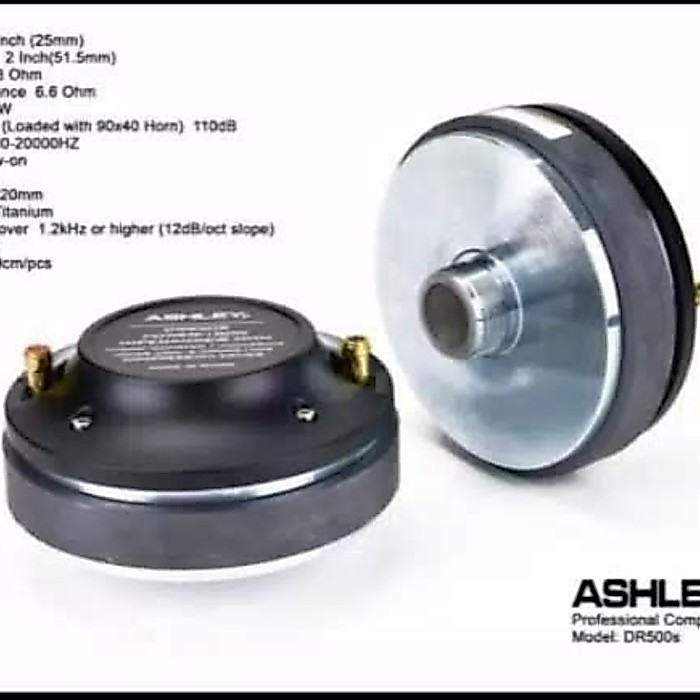 speaker driver ashley dr 500 tweeter compresion ashley dr 500s dr 500