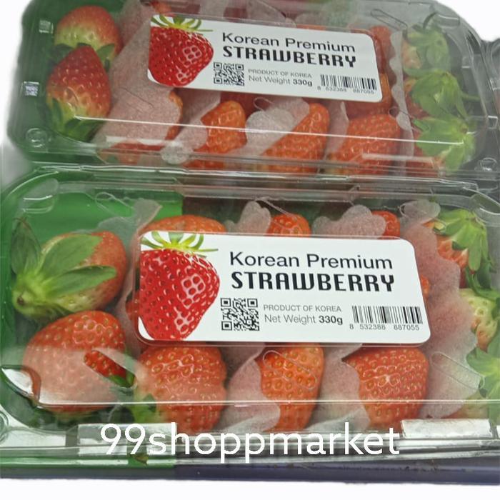 Strawberry Korea Jumbo 330 gram / pack