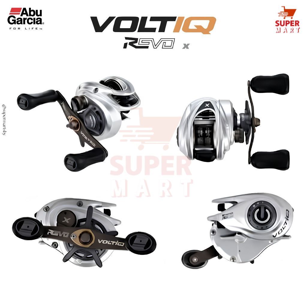 Supermartsby Reel Pancing BC Abu Garcia Revo5 X VoltiQ High Speed Low Profile Left Handle Casting