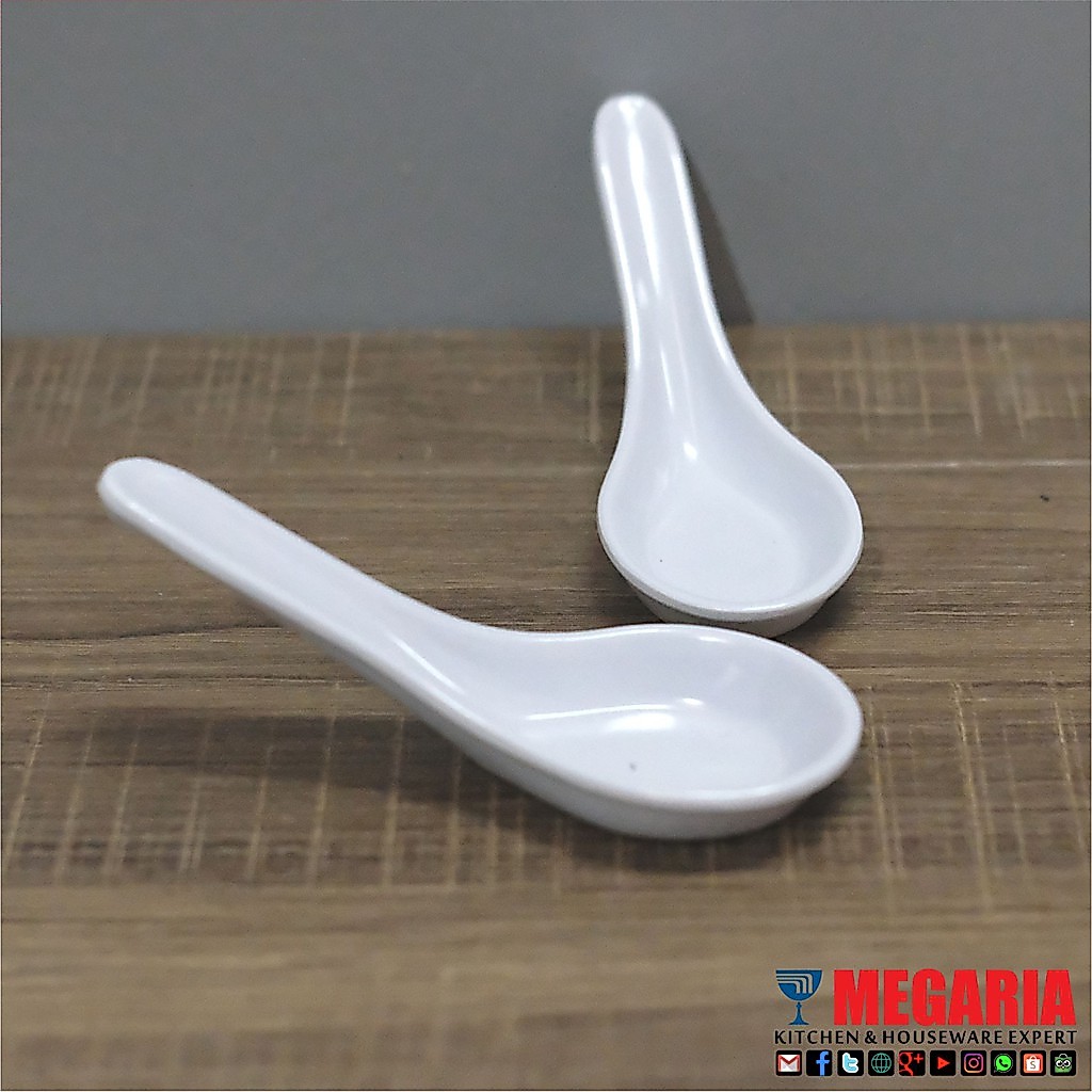 Sendok Bebek Oriental GLORI WS03 Putih Melamin