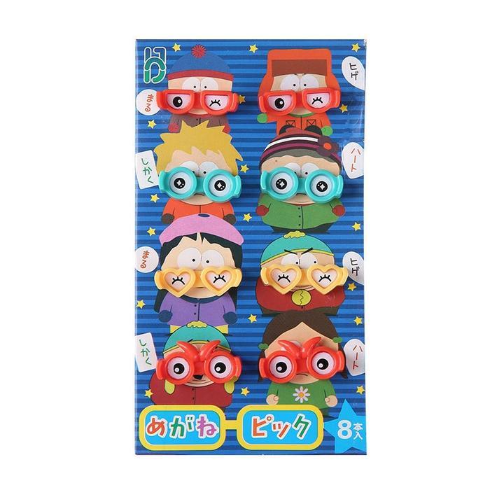 Tusuk bento lucu, tusuk buah, tusuk bento karakter, tusuk bento 1 kotak lucu, kue tusuk bento - kaca