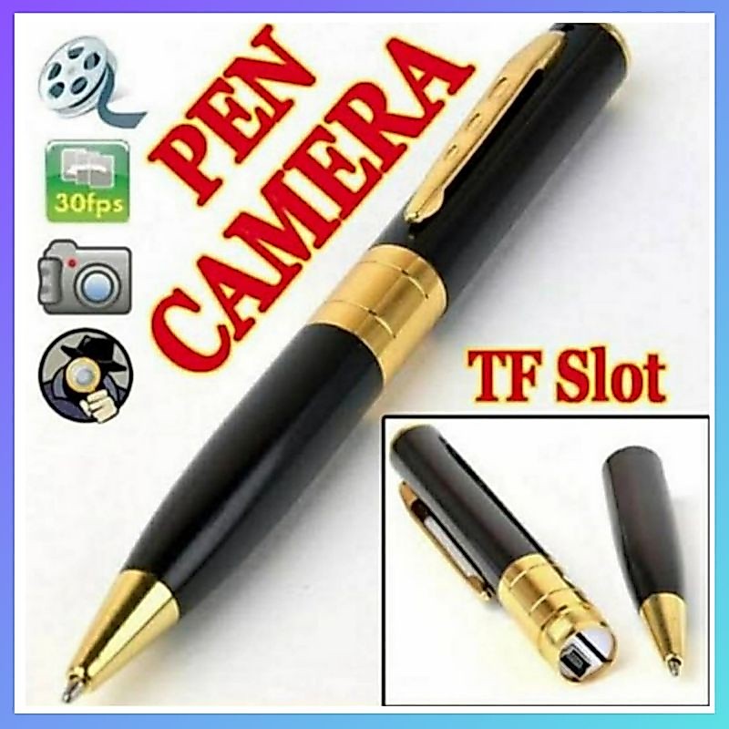 Pulpen Kamera BPR6 Spy Cam Pen Kamera Pengintai