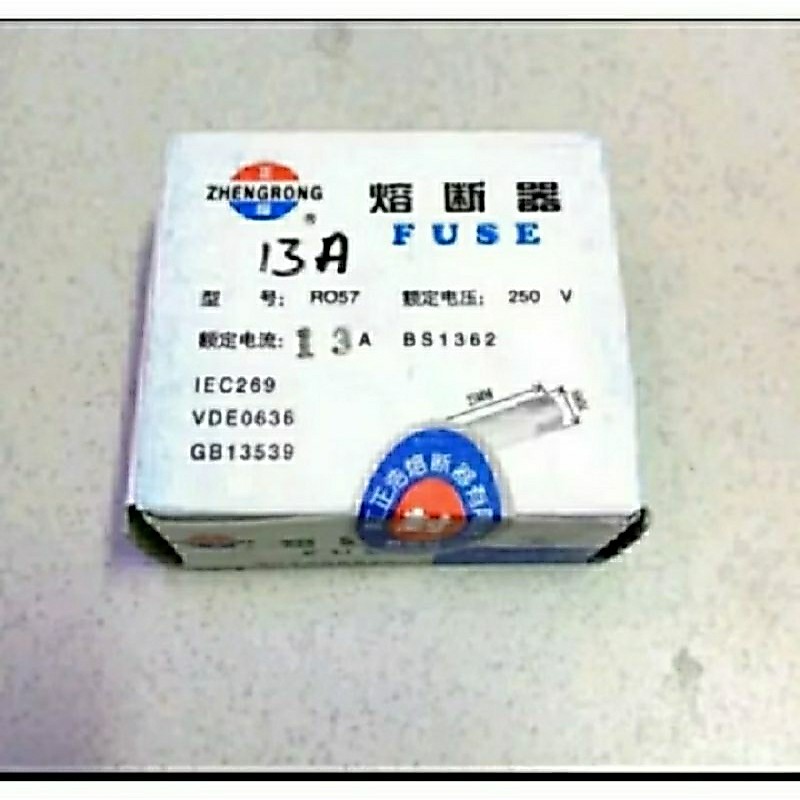 Fuse AC Cramik / kramik 6x25mm 5A 10A 13A 15A 16A 20A 25A 1dus isi 100pcs