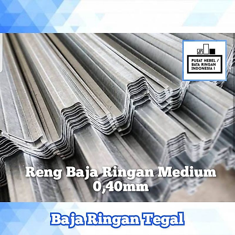 Reng Atap Baja Ringan Panjang 6meter | Free Ongkir Jabodetabek,Jabar, Jateng, Jatim (S&K Berlaku)