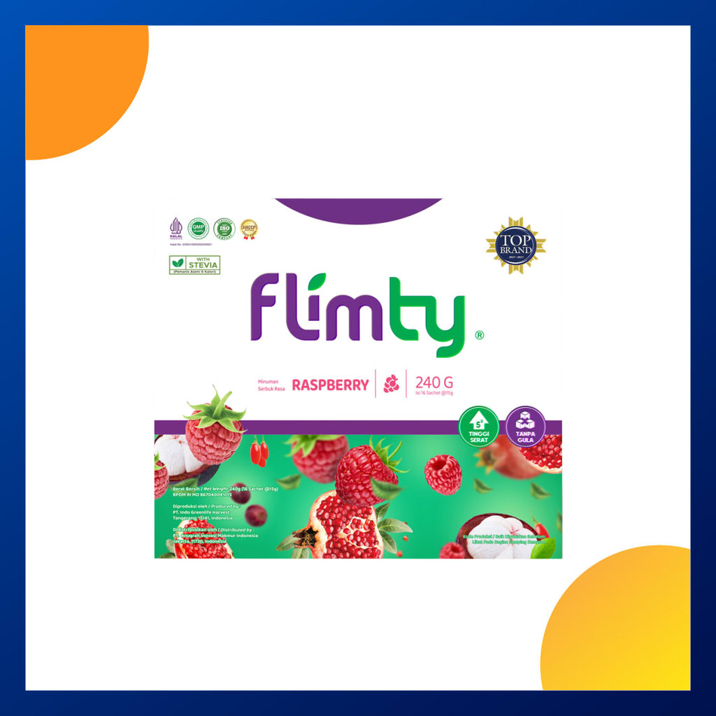 Flimty Rasa Raspberry 15 Gram Box 16 Sachet