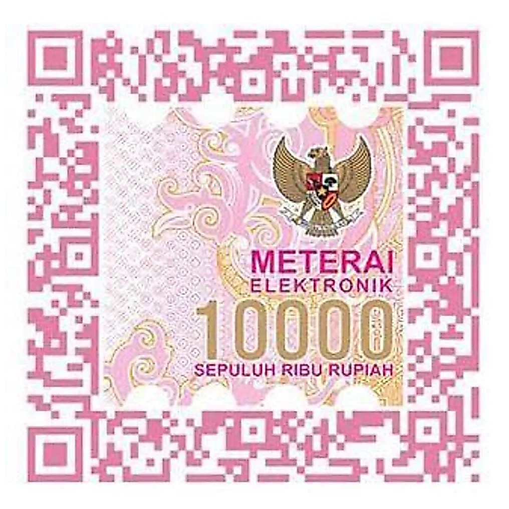 Jasa E-Meterai/Meterai Elektronik resmi Peruri untuk SSCASN / PPPK / Lainnya (emeterai 10000)