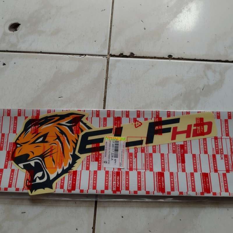 STICKER STIKER SETIKER ELF HD ELF MACAN ORIGINAL ISUZU