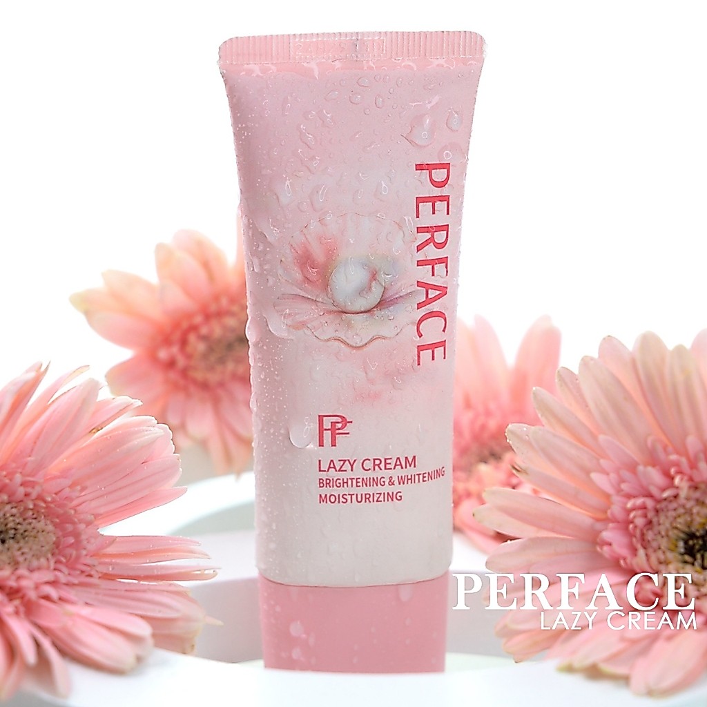 PERFACE BPOM&HALAL LAZY CREAM TONE UP CREAM BRIGHTENING & WHITENING MOISTURIZING Radiance & Care For
