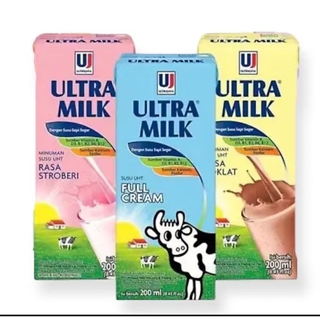 Ultramilk Susu Uht 200 ML/Susu Ultramilk/uht coklat/uht full cream/uht strawberry