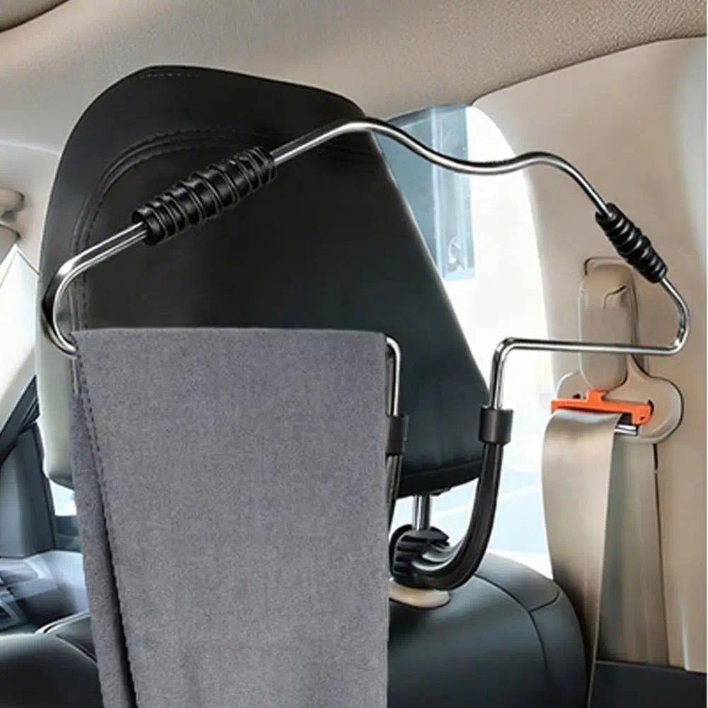 Adjustable Car Coat Hanger Stainless Steel Telescopic Truck Clothes Hanger Internal Supplies Auto Or