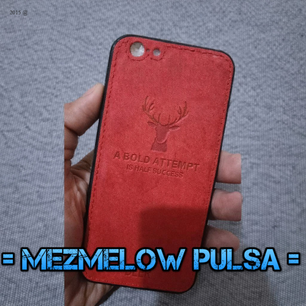Case Cloth Jeans / Casing Motif Rusa Canvas Deer Hard Case IPHONE 6G 6S / IPHONE 6