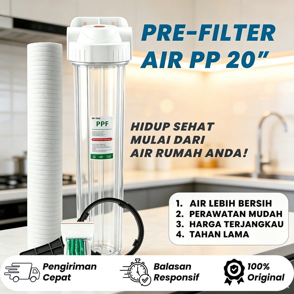 HOUSING FILTER AIR  20" + Filter PPF 5 Micron