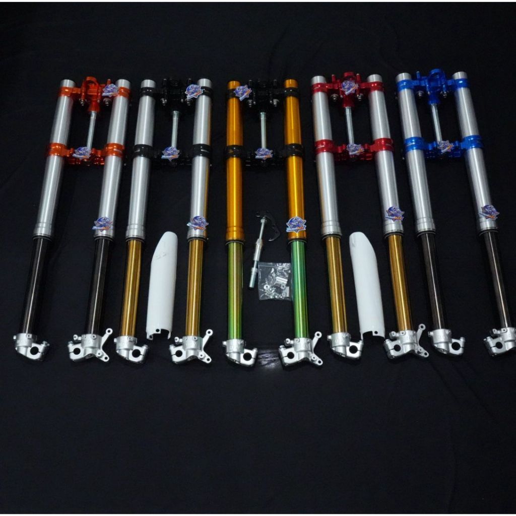 Shock USD Realjump Upside down MGV KLX 150 PNP kunci kontak Model HT