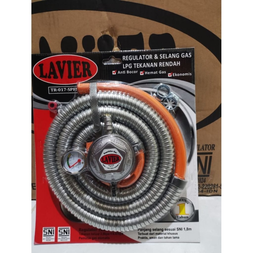 Selang gas paket regulator Lavier