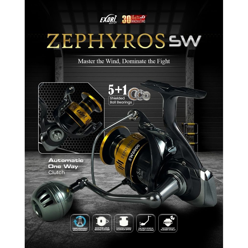 REEL ZEPHYROS 1000.2000.3000.4000 ,exory