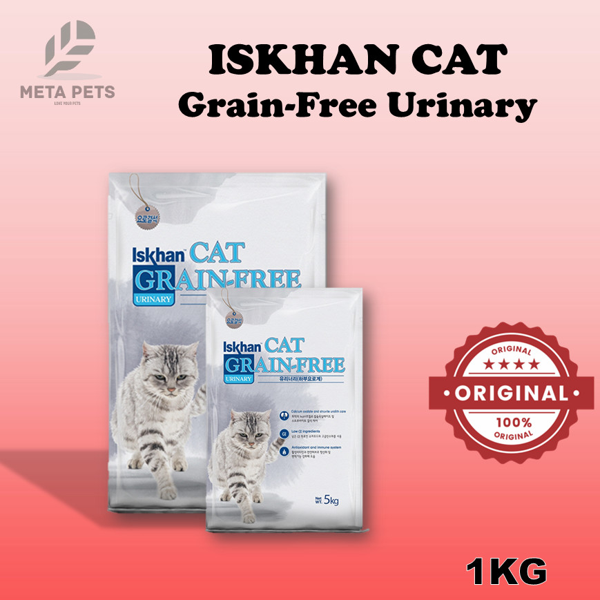 ORIGINAL CAT FOOD | Iskhan Cat Grain-Free Urinary Care 1kg Kemasan Repack