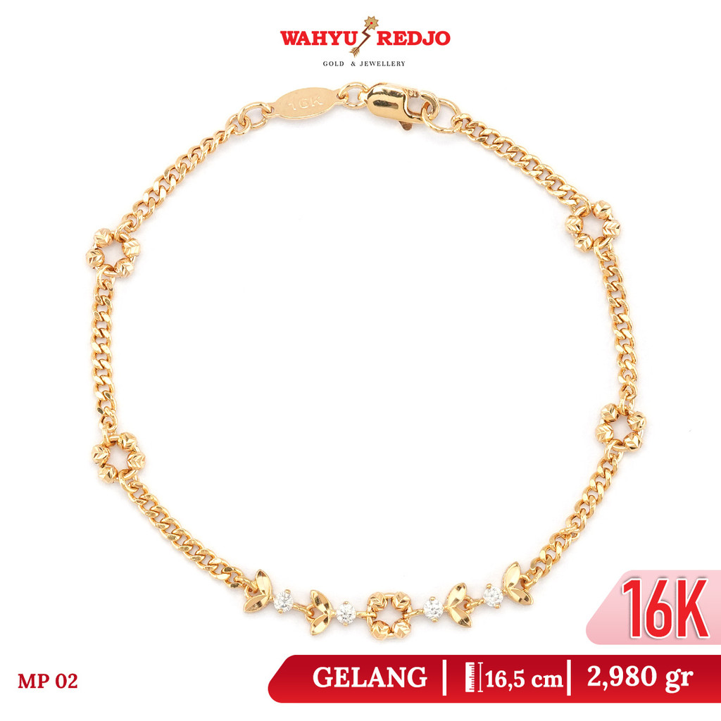 Gelang Emas Kadar 16K Wahyu Redjo GL-16K 32058743 Non Pameran