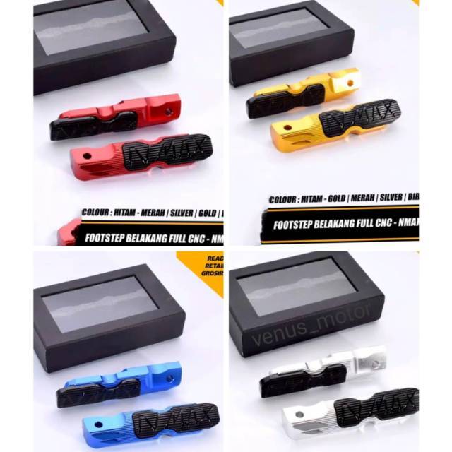 step belakang variasi universal footstep belakang pijakan kaki motor