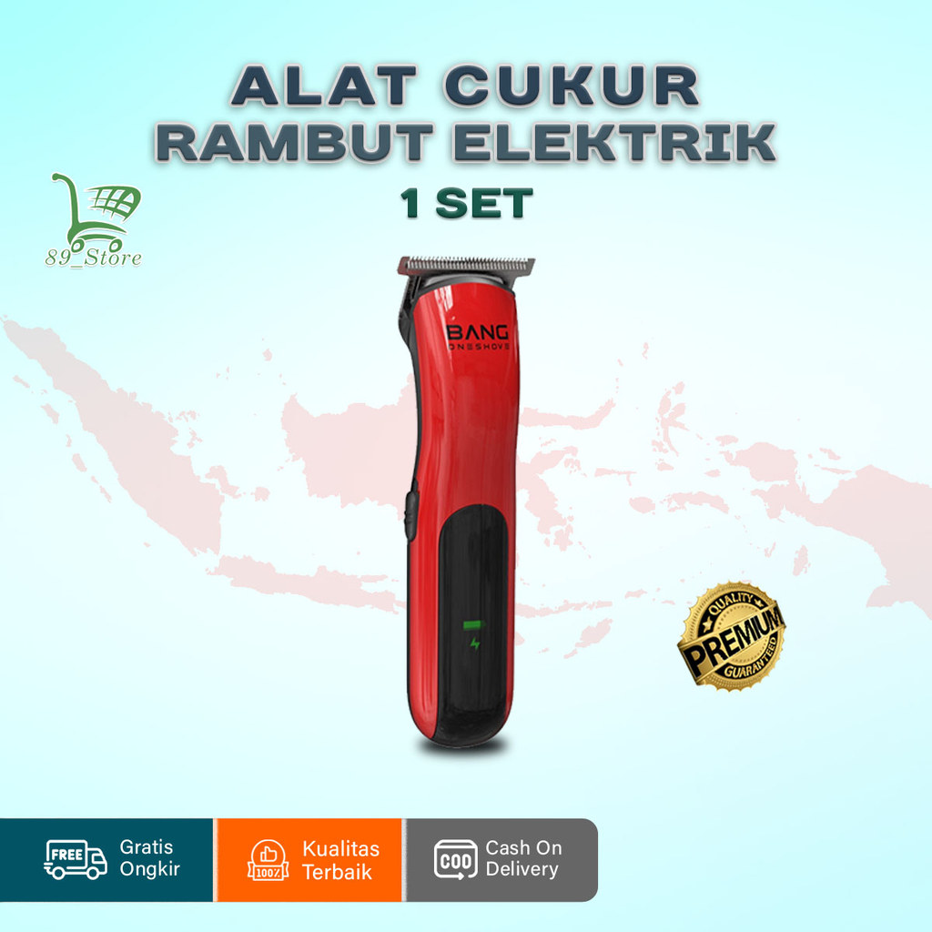 Mesin Cukur Rambut Tanpa Kabel Alat Cukur Rambut Kumis Jenggot Portable COD