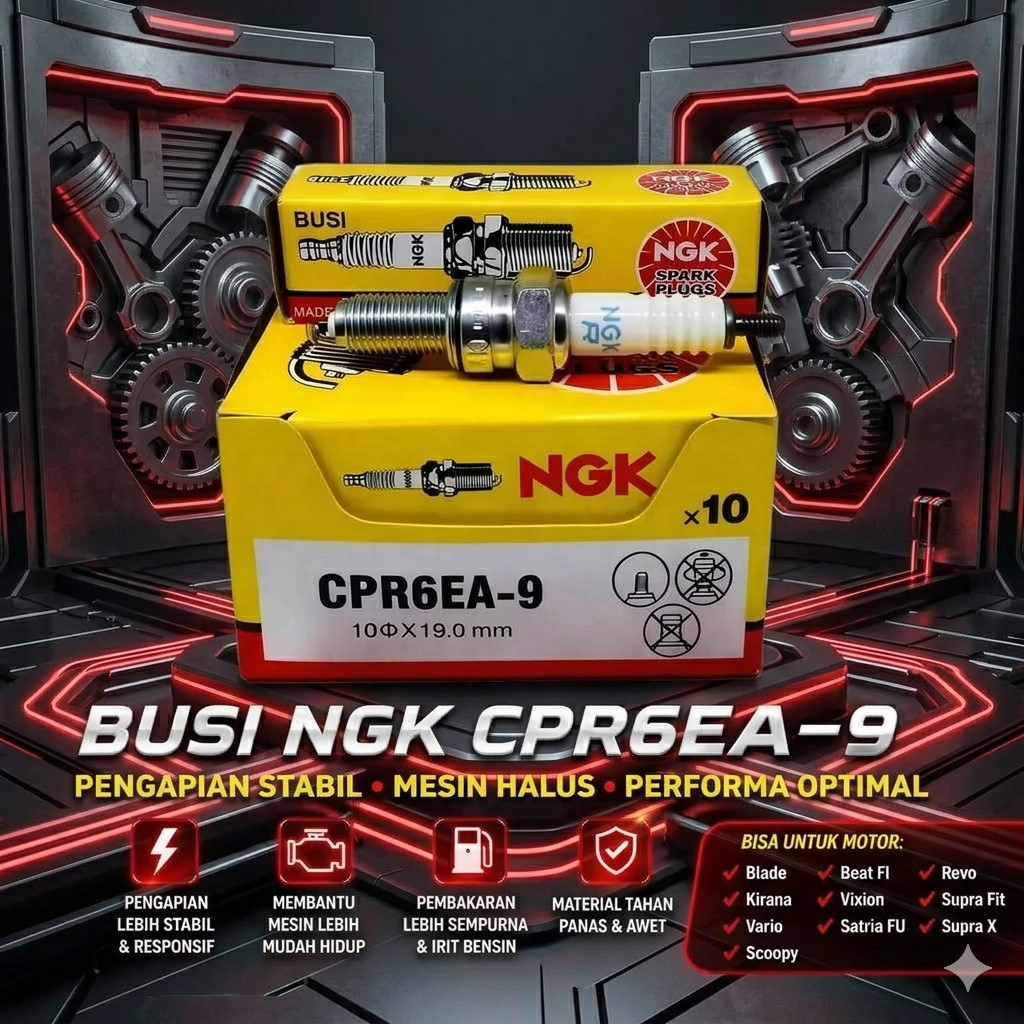 [PROMO MURAH] Busi NGK C7HSA CPR6EA D8EA BP7HS Motor Beat Vario Mio Supra Jupiter