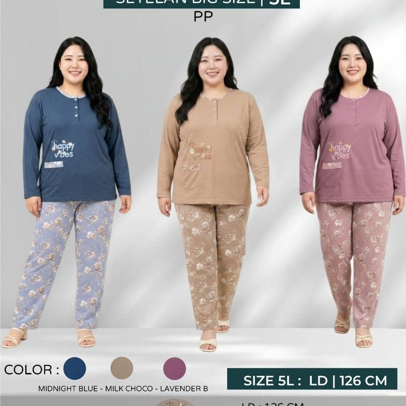 Baju Tidur Jumbo 5L | Baju Tidur Wanita | Babydoll Wanita | Babydoll PP | PP 5L ANNE CLAIRE | TERMUR