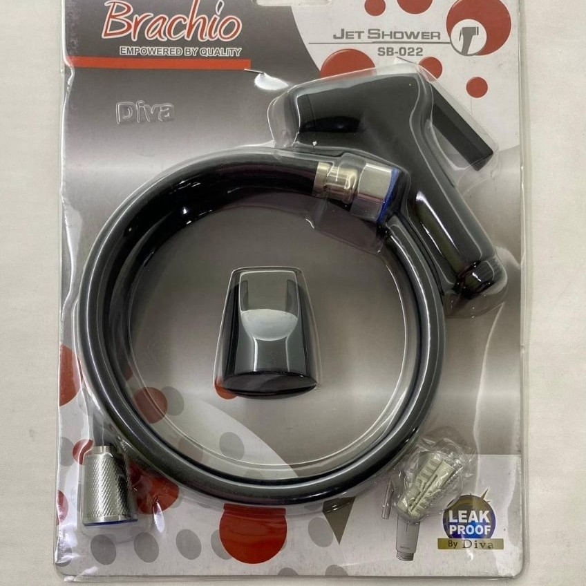 Shower Toilet Bidet PVC Hitam CISAL / Jet Shower Closet Hitam / Shower PVC Bidet Hitam