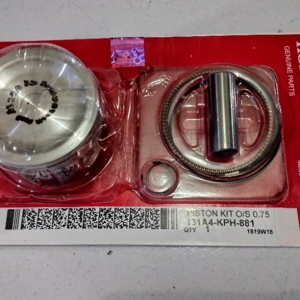 PISTON KIT SET RING SEHER PEN KARISMA OS 75 SUPRA X 125